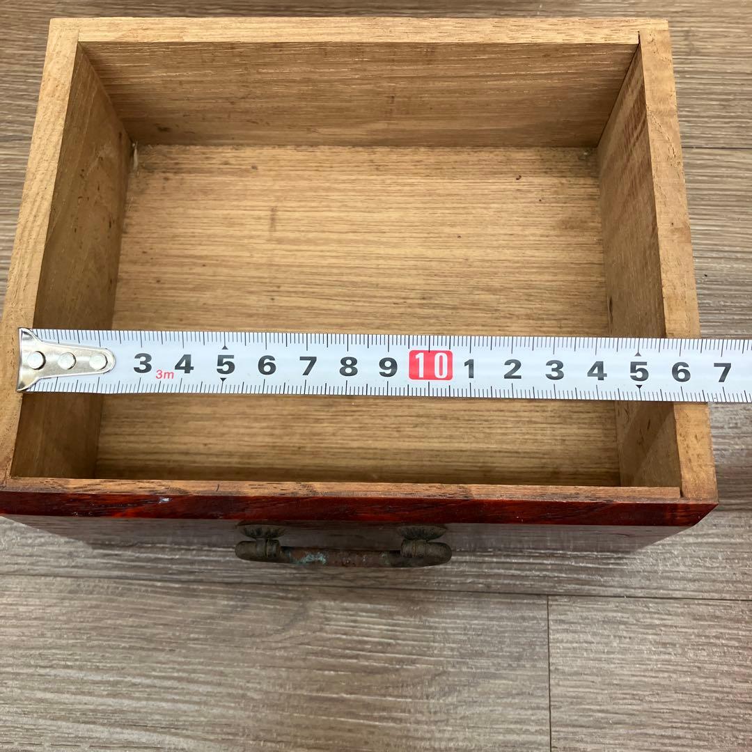 E-3 米山木工 小引き出し 2段 本棚 裁縫箱 ソーイングボックス 引き出し