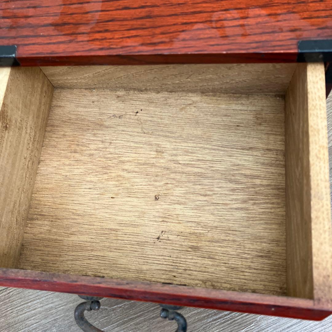 E-3 米山木工 小引き出し 2段 本棚 裁縫箱 ソーイングボックス 引き出し