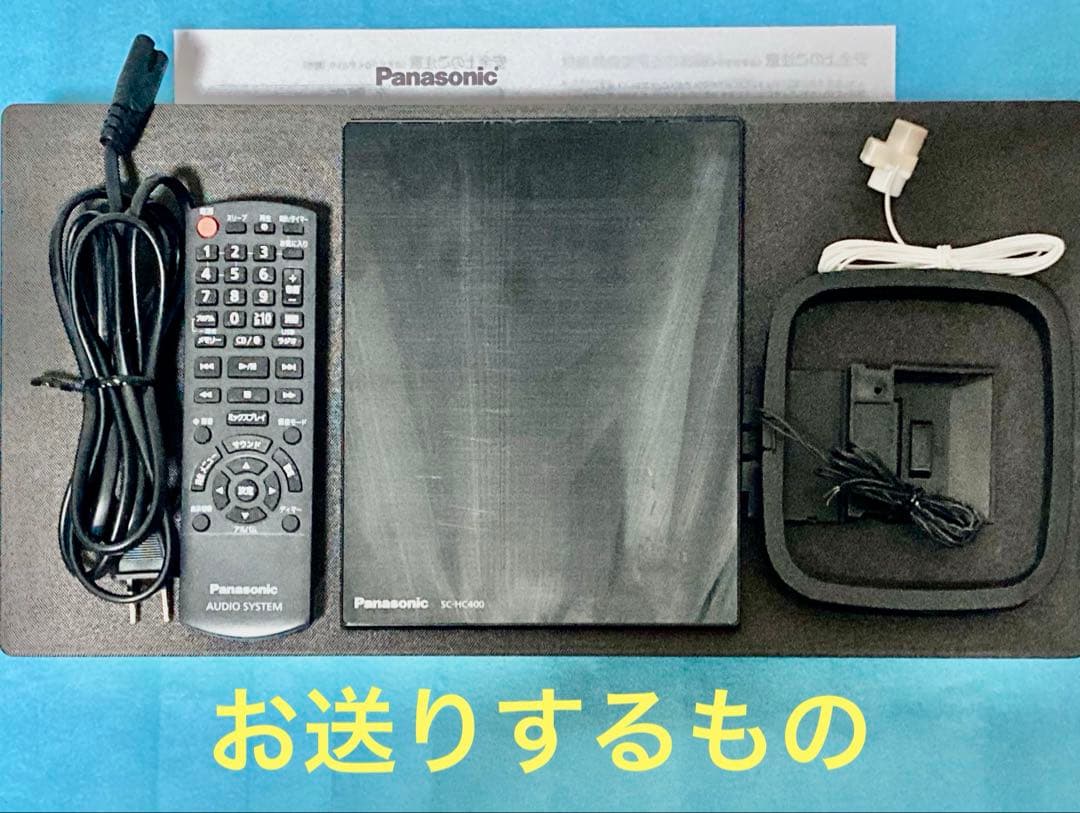 ◆Panasonic／コンパクトステレオシステム／SC-HC400／ブラック