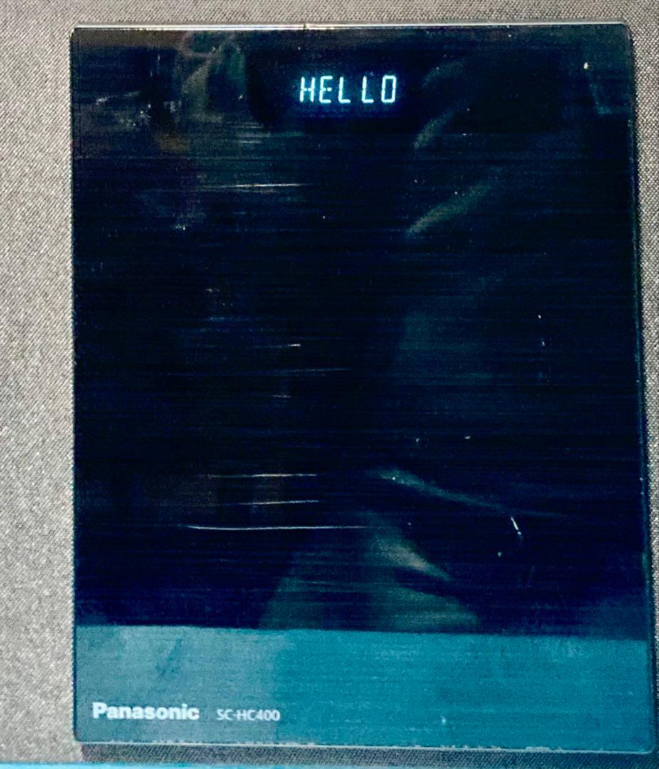 ◆Panasonic／コンパクトステレオシステム／SC-HC400／ブラック