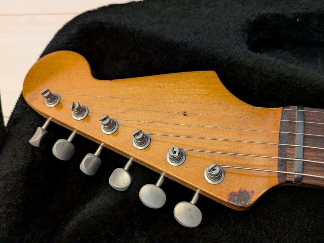 コンポーネントギター　日本製BACCHUS初期のネック使用 ラッカー塗装