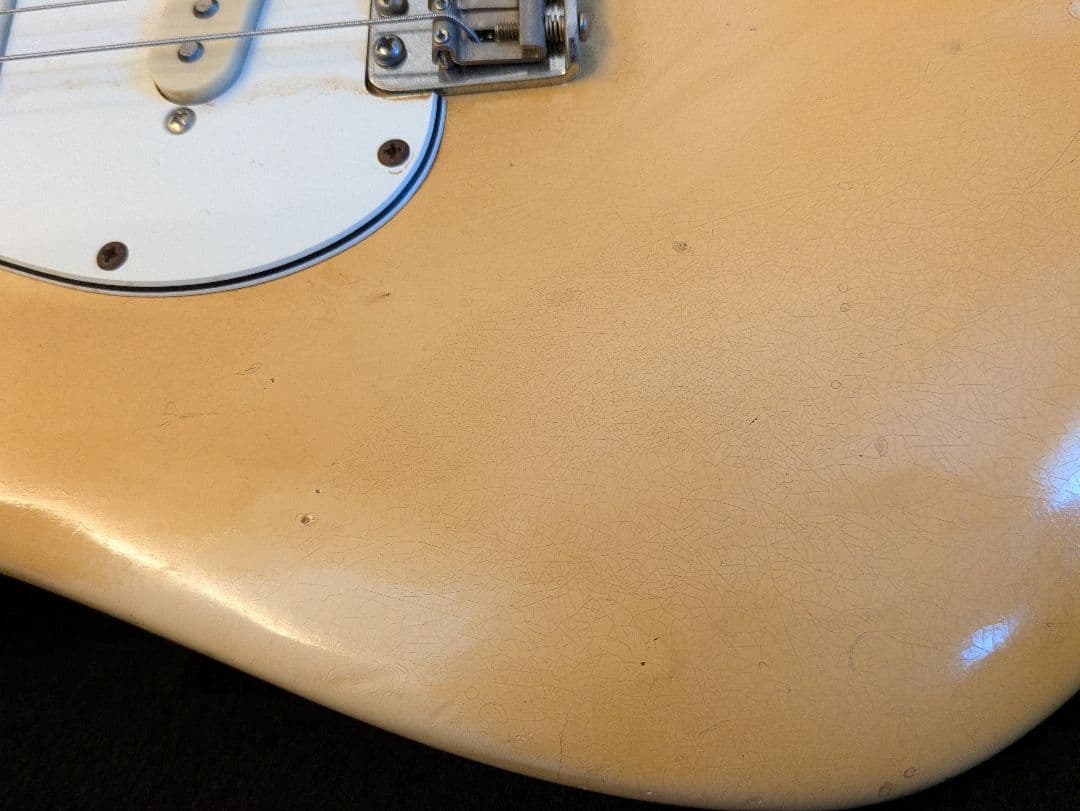 コンポーネントギター　日本製BACCHUS初期のネック使用 ラッカー塗装