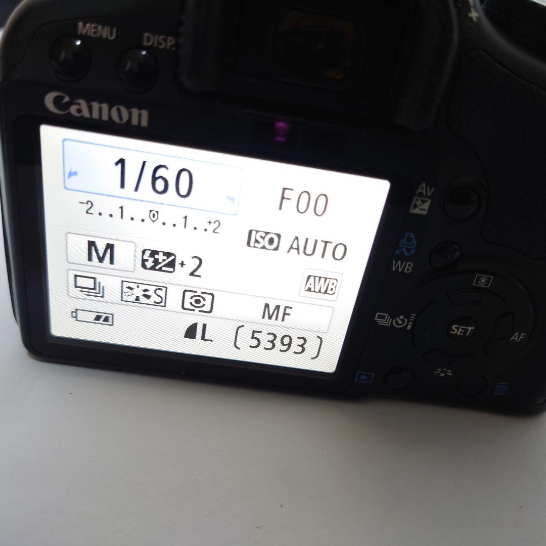 【動作品】EOS Kiss X2 バッテリー２個＋充電器付※ワンオーナー中古