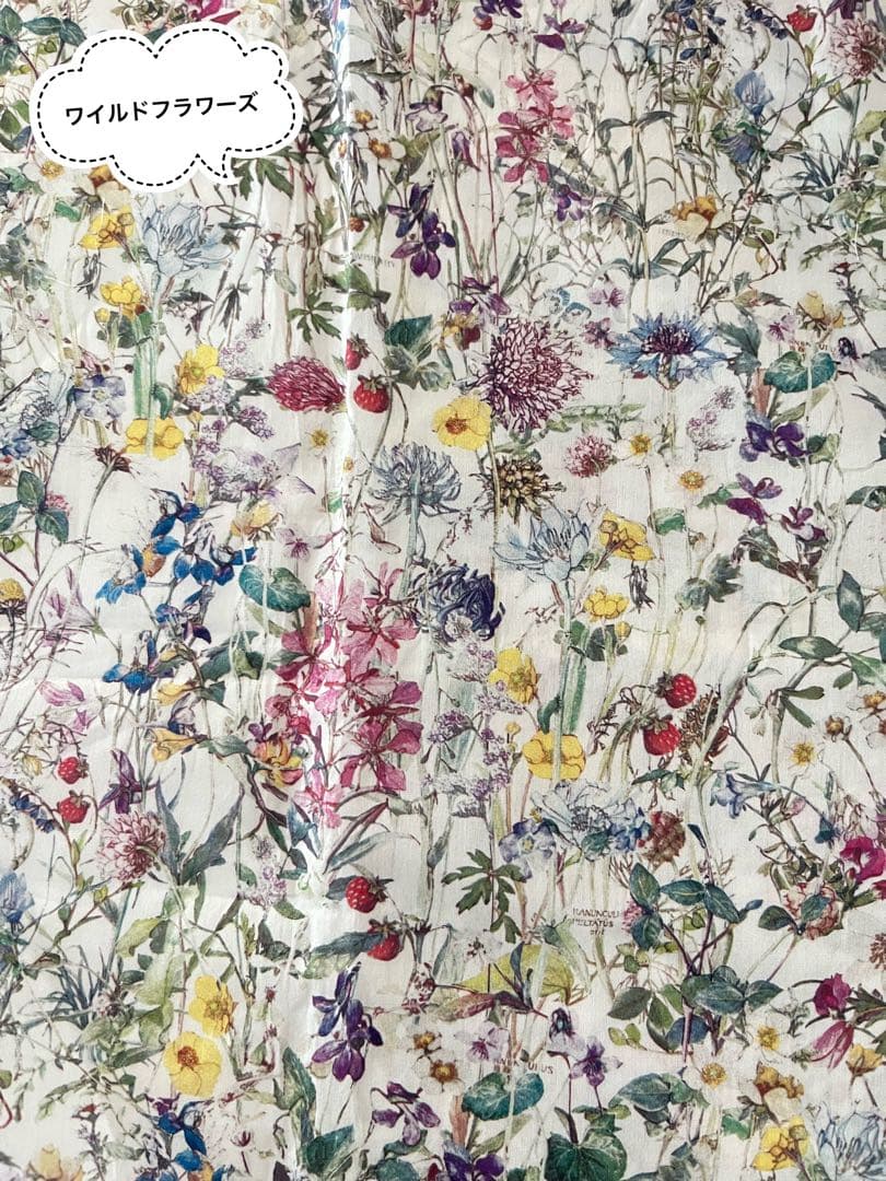 生地ページ②イルマ、ワイルドフラワーズ、エデナム、シンクオブミー…