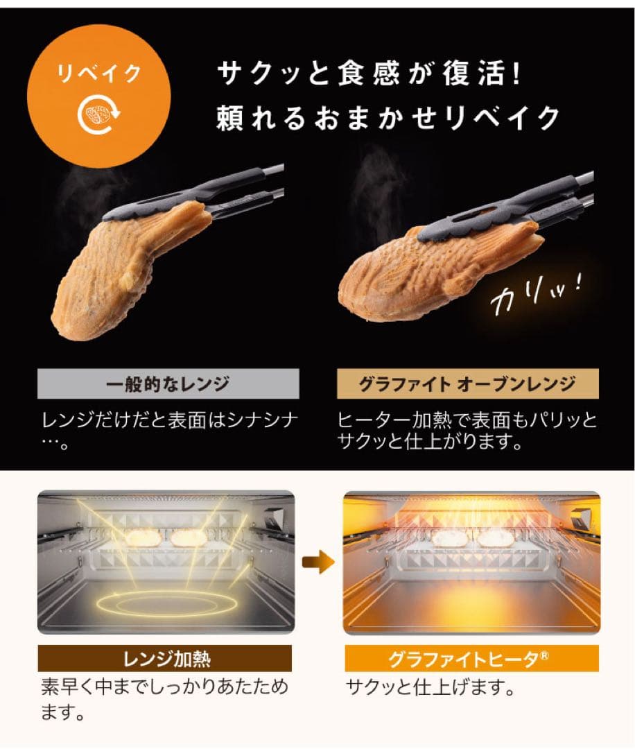 アラジングラファイトオーブンレンジ AEM-G14A(W)