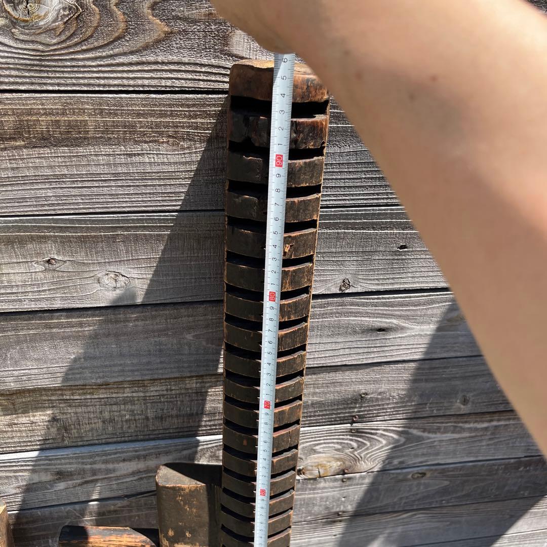 アンティークむしろ編み機