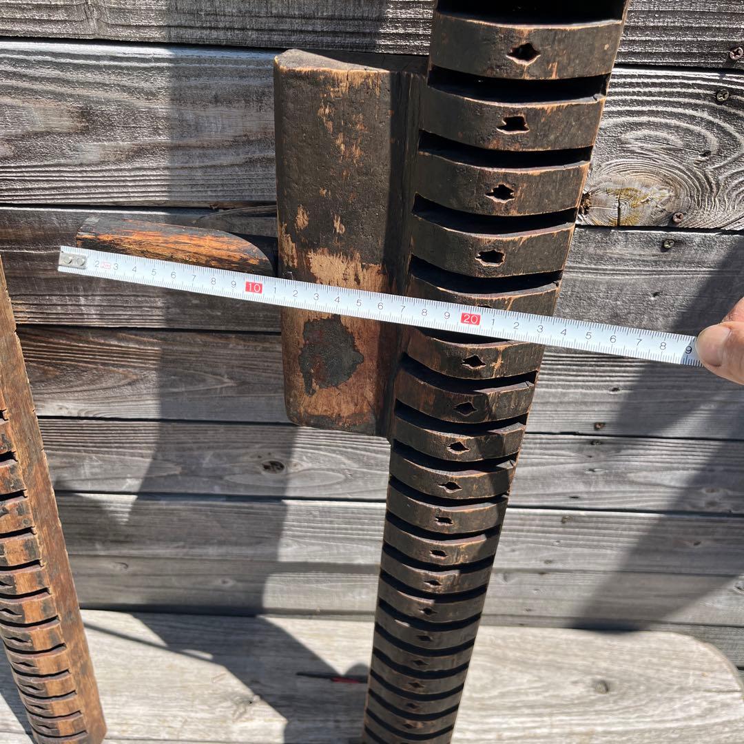 アンティークむしろ編み機