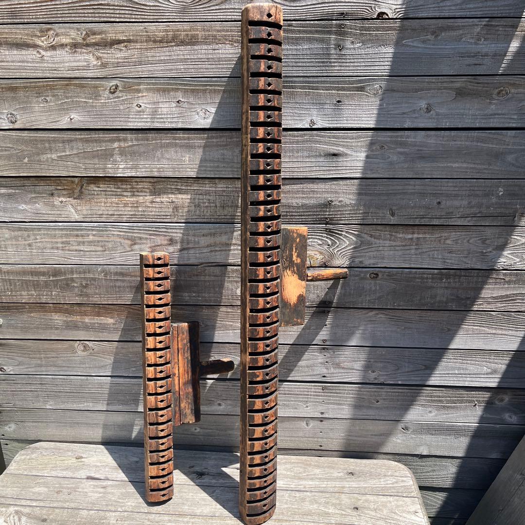 アンティークむしろ編み機