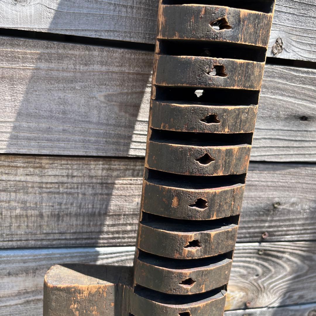 アンティークむしろ編み機