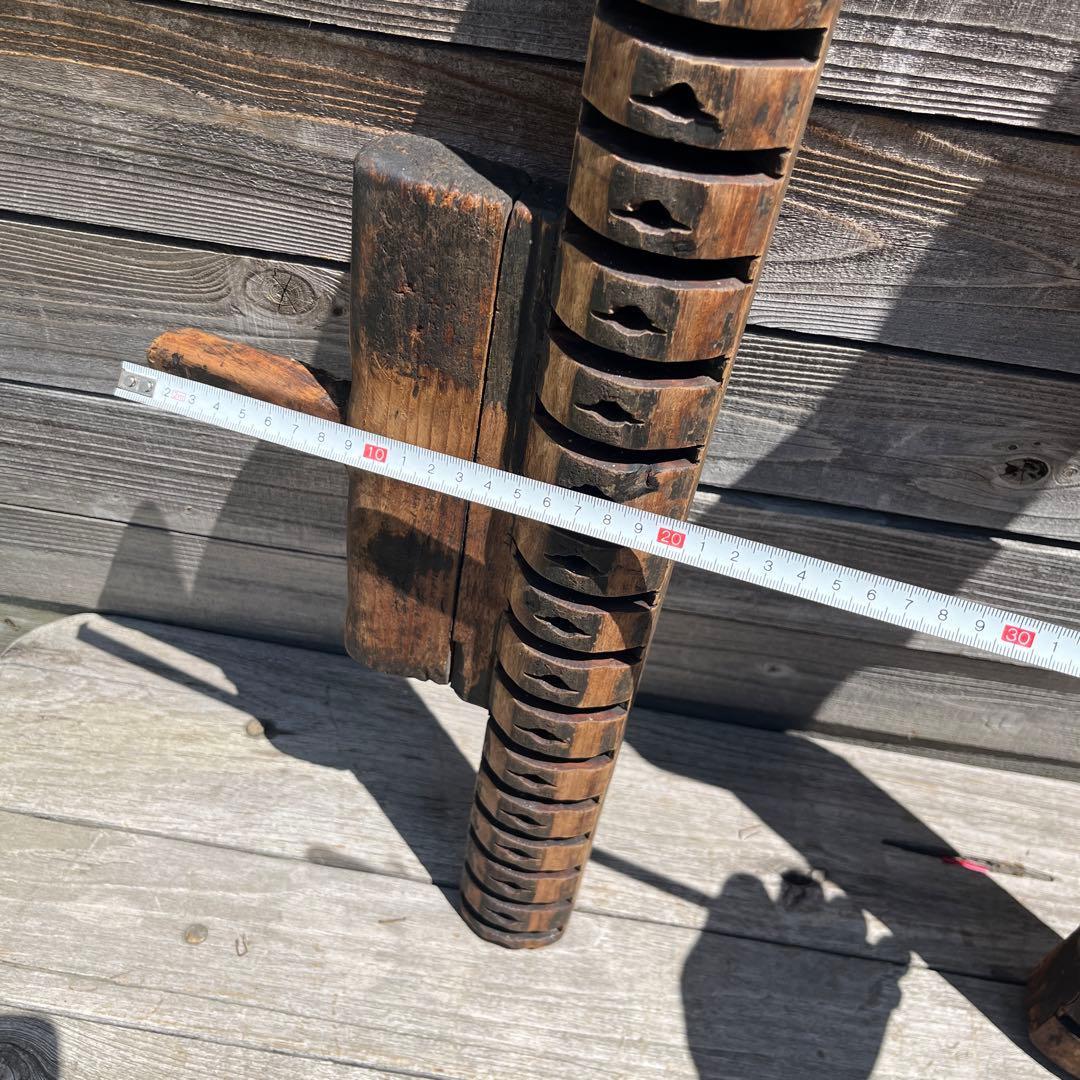 アンティークむしろ編み機