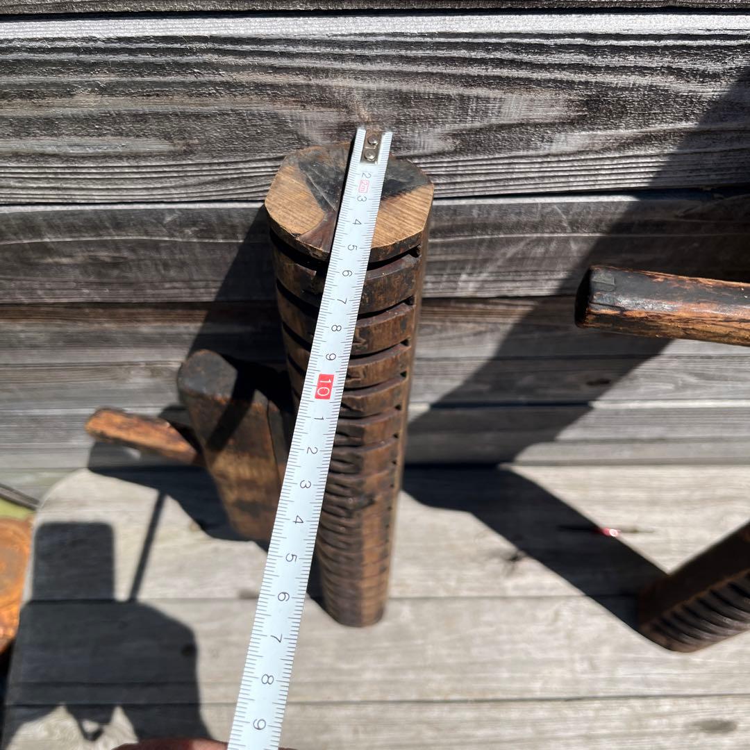 アンティークむしろ編み機