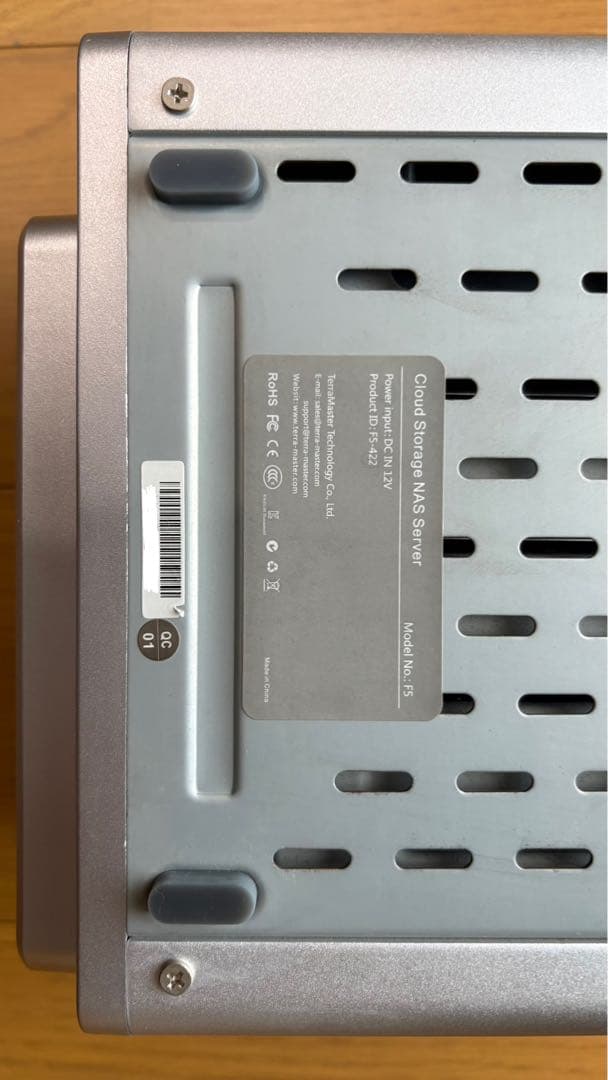 TerraMaster F5-422 10GbE NAS 5ベイHDD5本セット