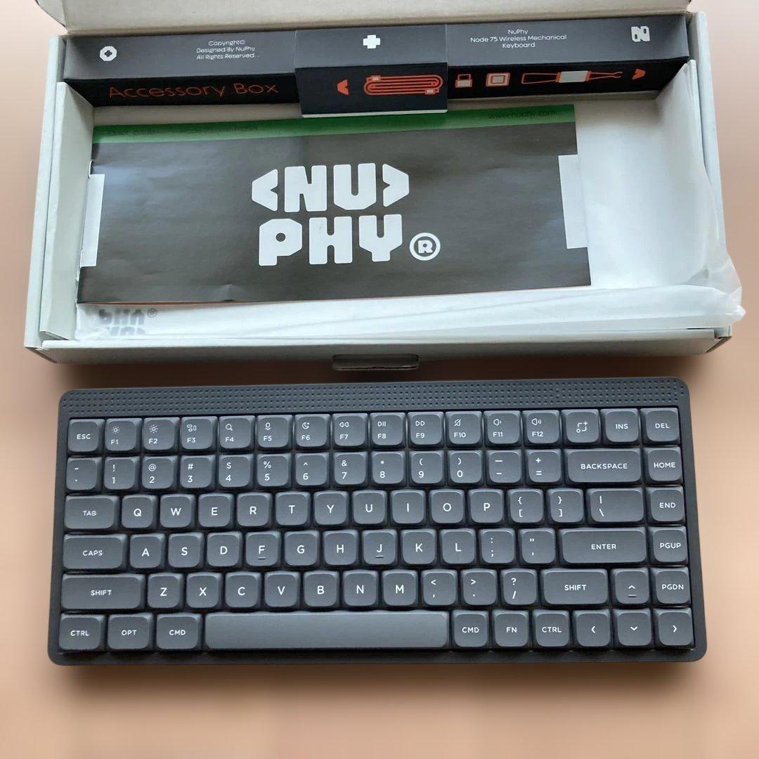 Nuphy Node 75 ワイヤレスキーボード