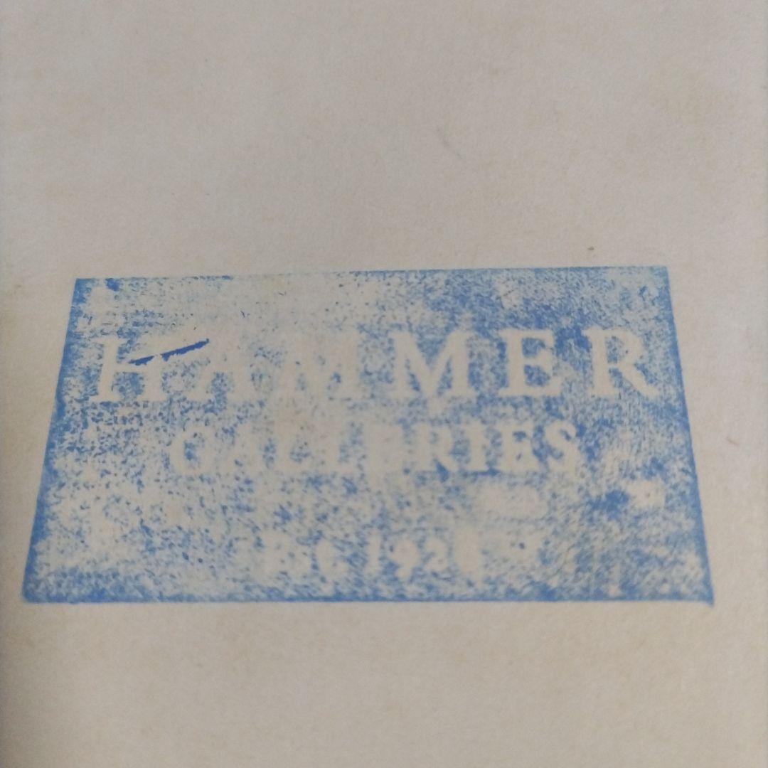 パブロピカソ　水彩画『UNTITLED』　ハマー画廊来歴