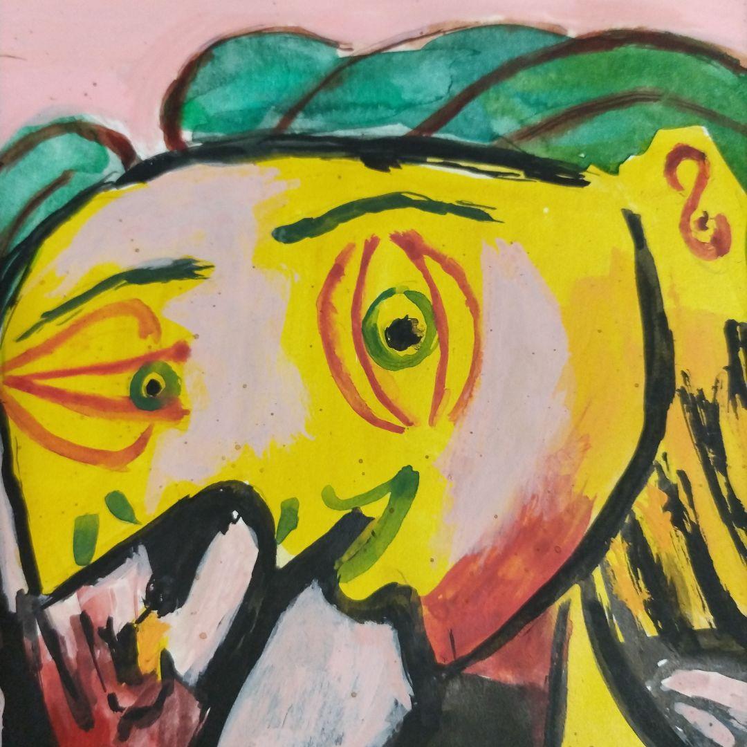 パブロピカソ　水彩画『UNTITLED』　ハマー画廊来歴