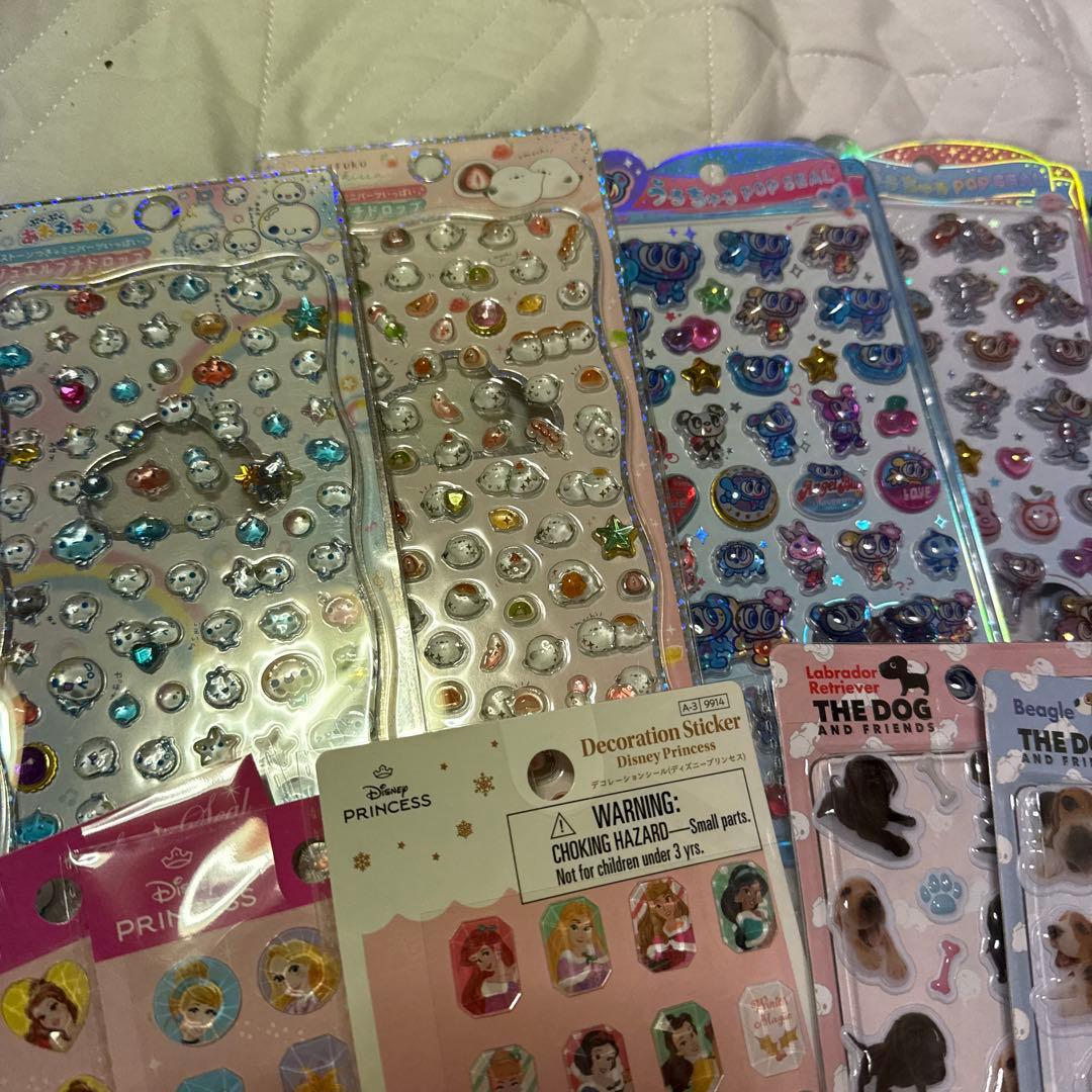 うるちゅる ぷっくり プチドロ 等 たまごっちシール まとめ売り