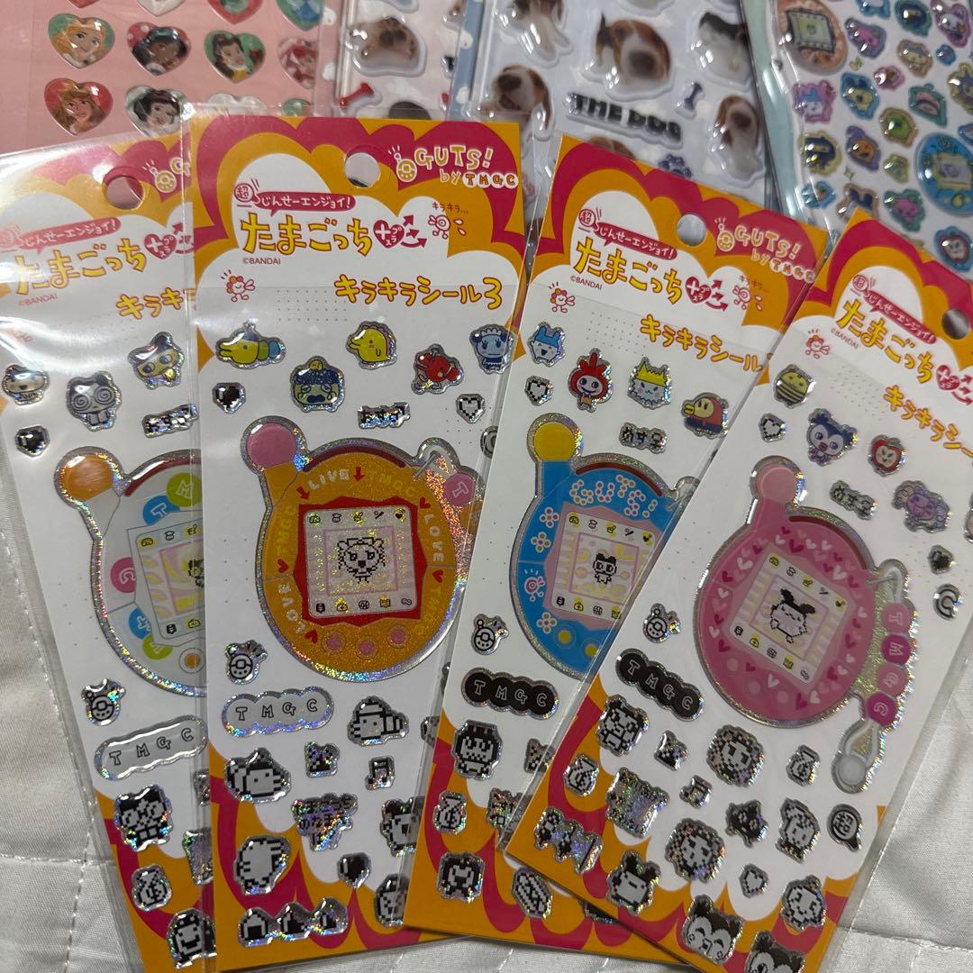 うるちゅる ぷっくり プチドロ 等 たまごっちシール まとめ売り