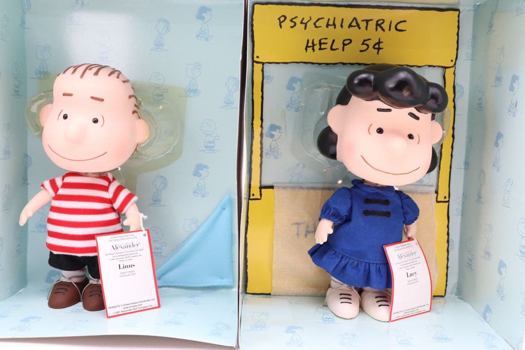 ピーナッツ フィギュア3体セットMADAME ALEXANDER 2001年製品