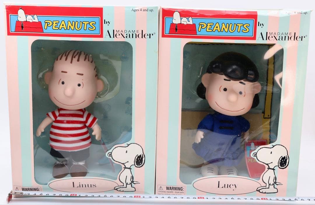 ピーナッツ フィギュア3体セットMADAME ALEXANDER 2001年製品
