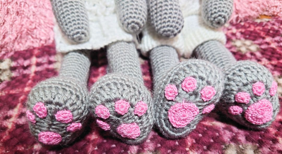 ネコちゃんカップル♡あみぐるみ