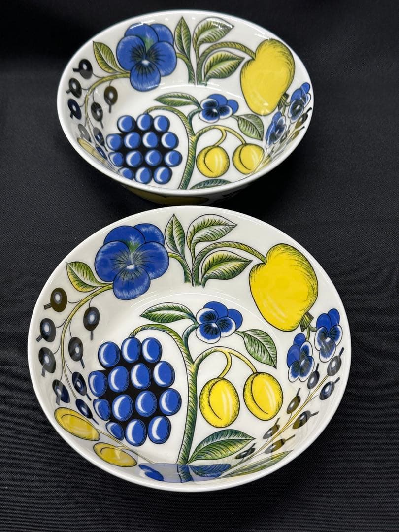 【USED】ARABIA アラビア　パラティッシ　ボウル　17cm 2P