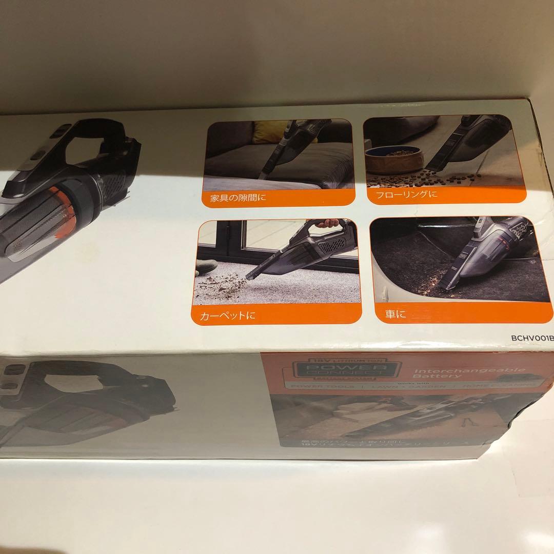 新品未使用　ブラックアンドデッカー　18Vリチウムハンディクリーナー