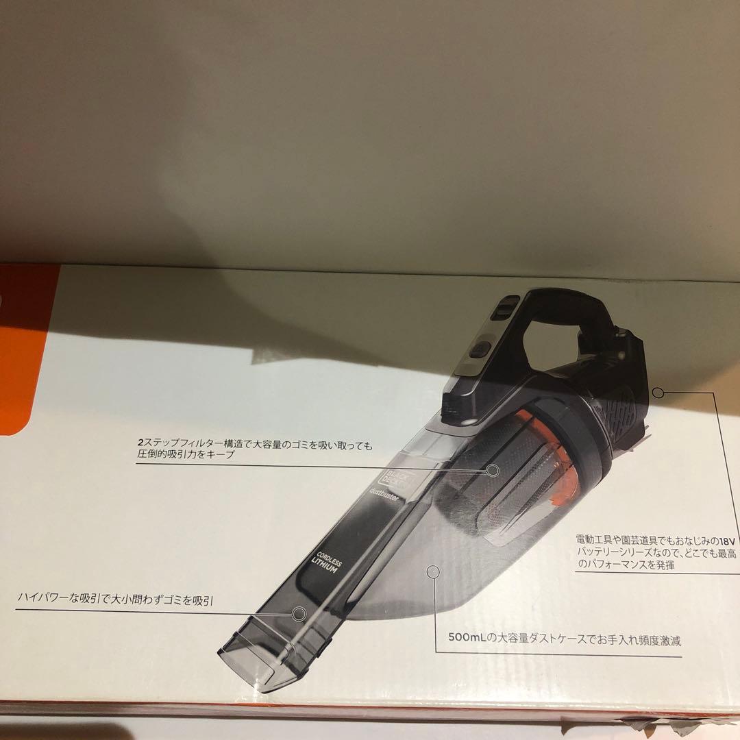 新品未使用　ブラックアンドデッカー　18Vリチウムハンディクリーナー