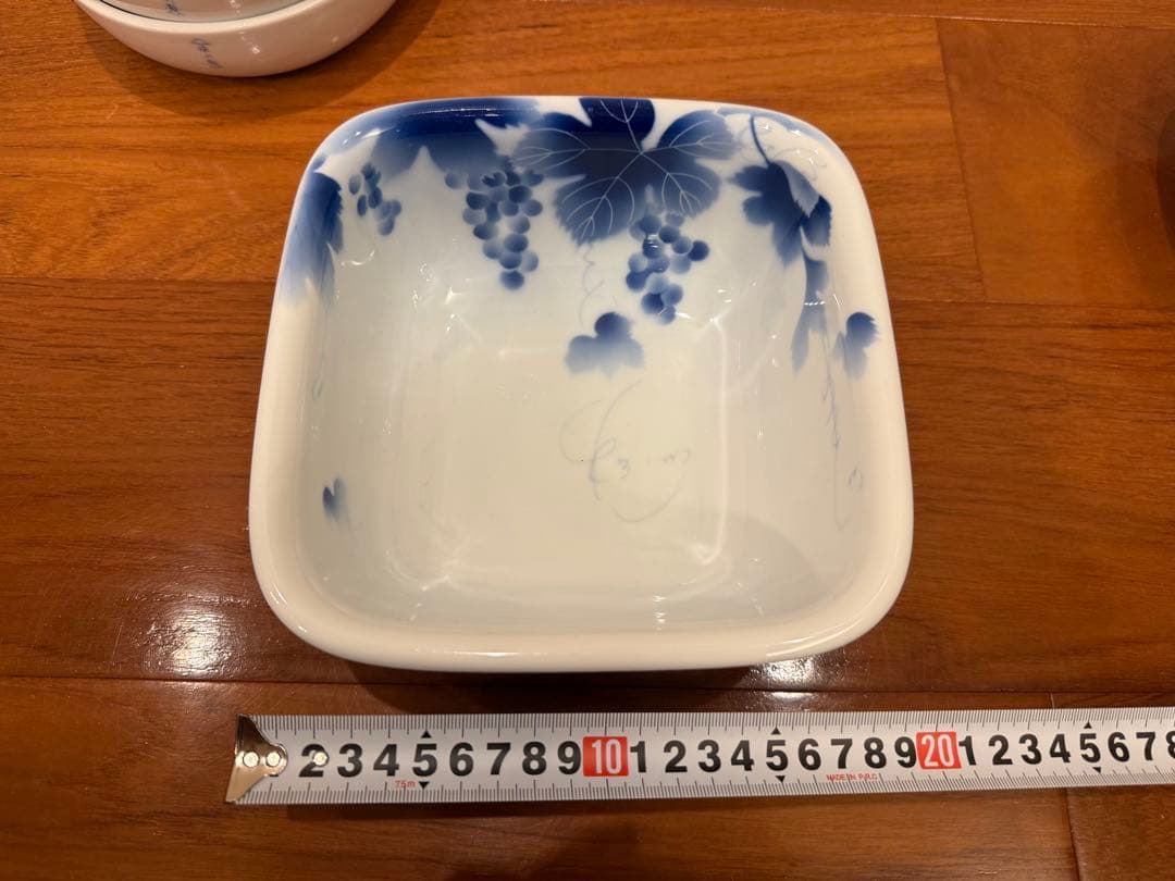 深川製磁　ブルーワイナリー　4点セット