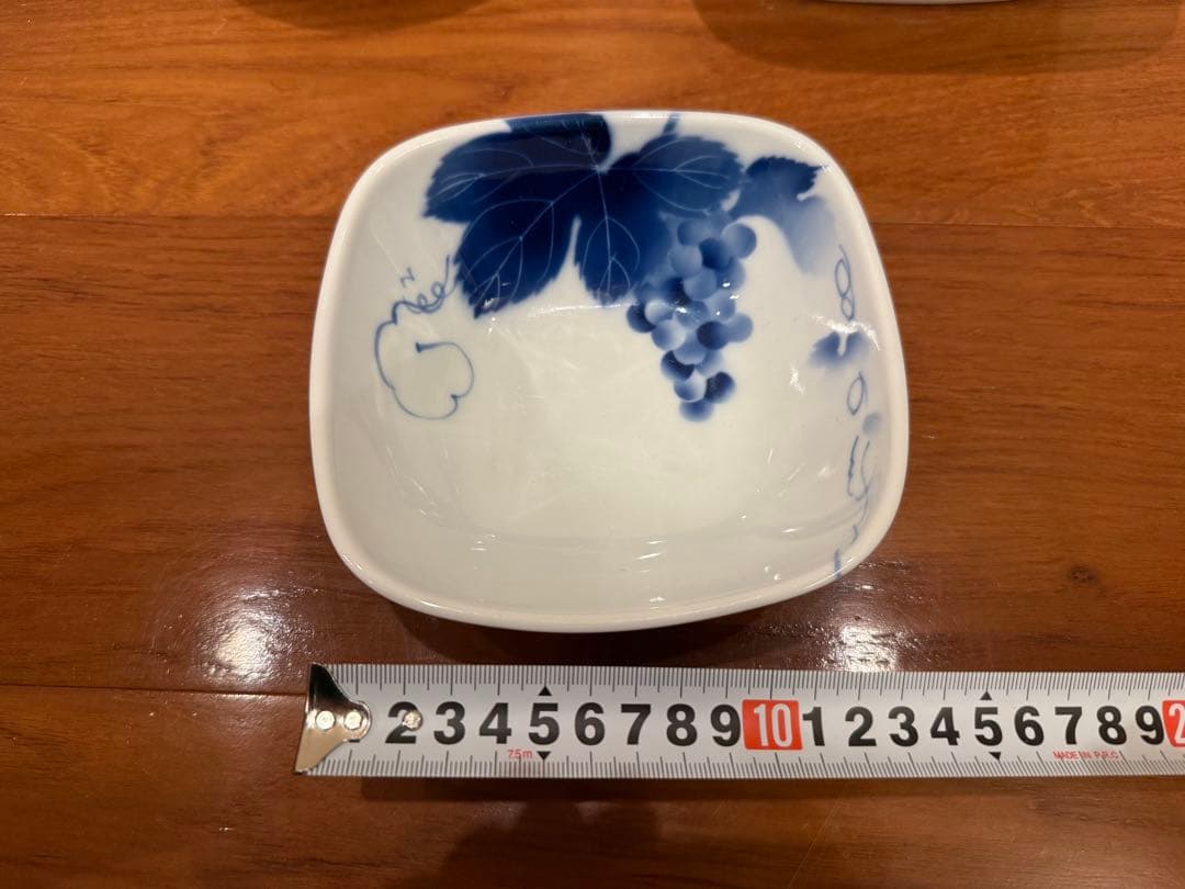 深川製磁　ブルーワイナリー　4点セット