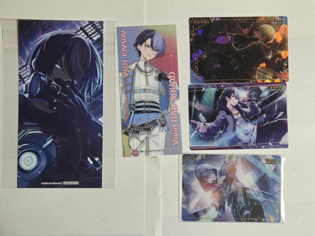 【希少】プロセカ　ミニ色紙　青柳冬弥　まとめ売り①サンリオ(ポチャッコ)　おまけ