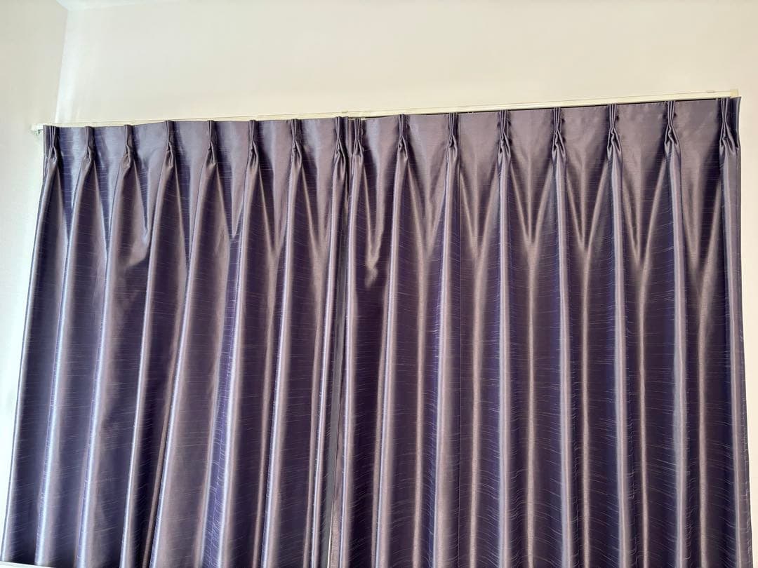 専用　ドレープカーテン　グレー、レースカーテン　両開き　4枚セット