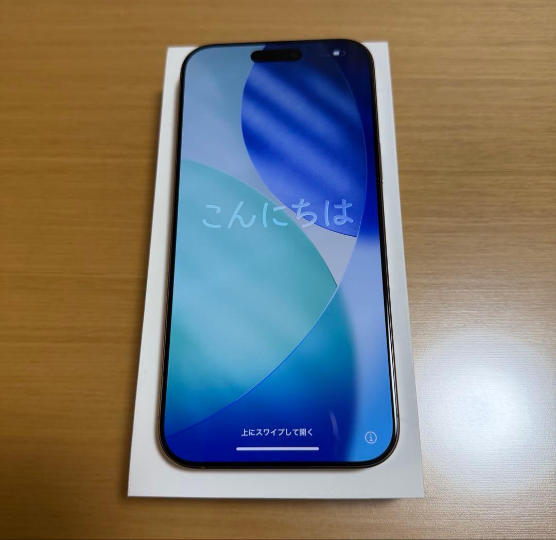 【美品】iPhone16 ProMaxデザートチタニウム256GB SIMフリー