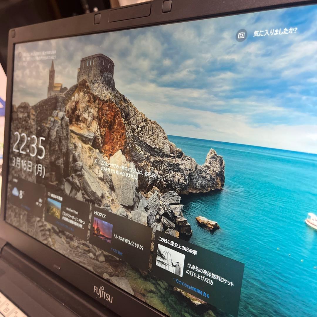 富士通LIFEBOOK A576/NCorei5 8GB Win10 ノートPC