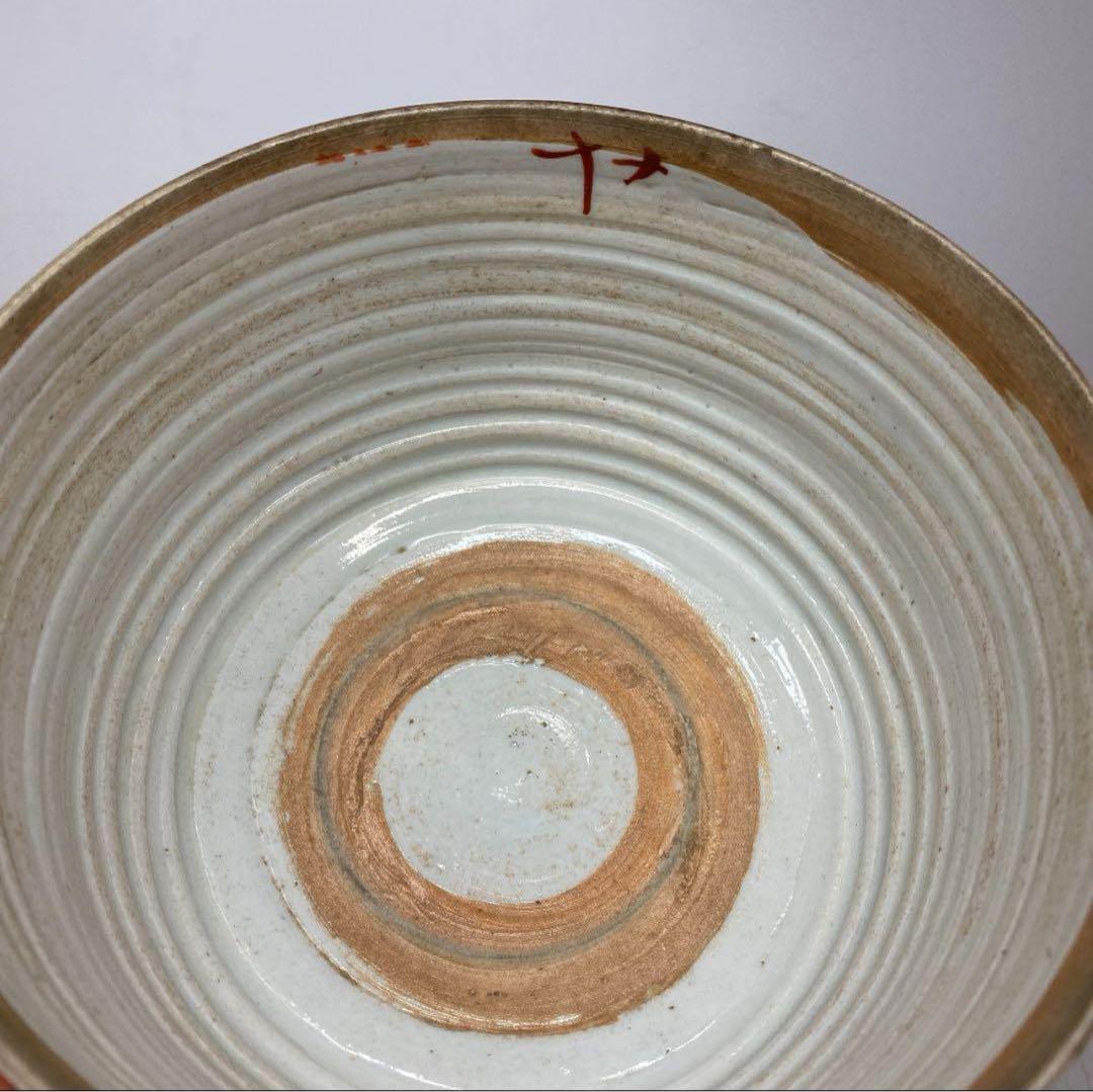 中国粉彩　鳳凰の図　鉢　時代木箱付　幅約16.8㎝