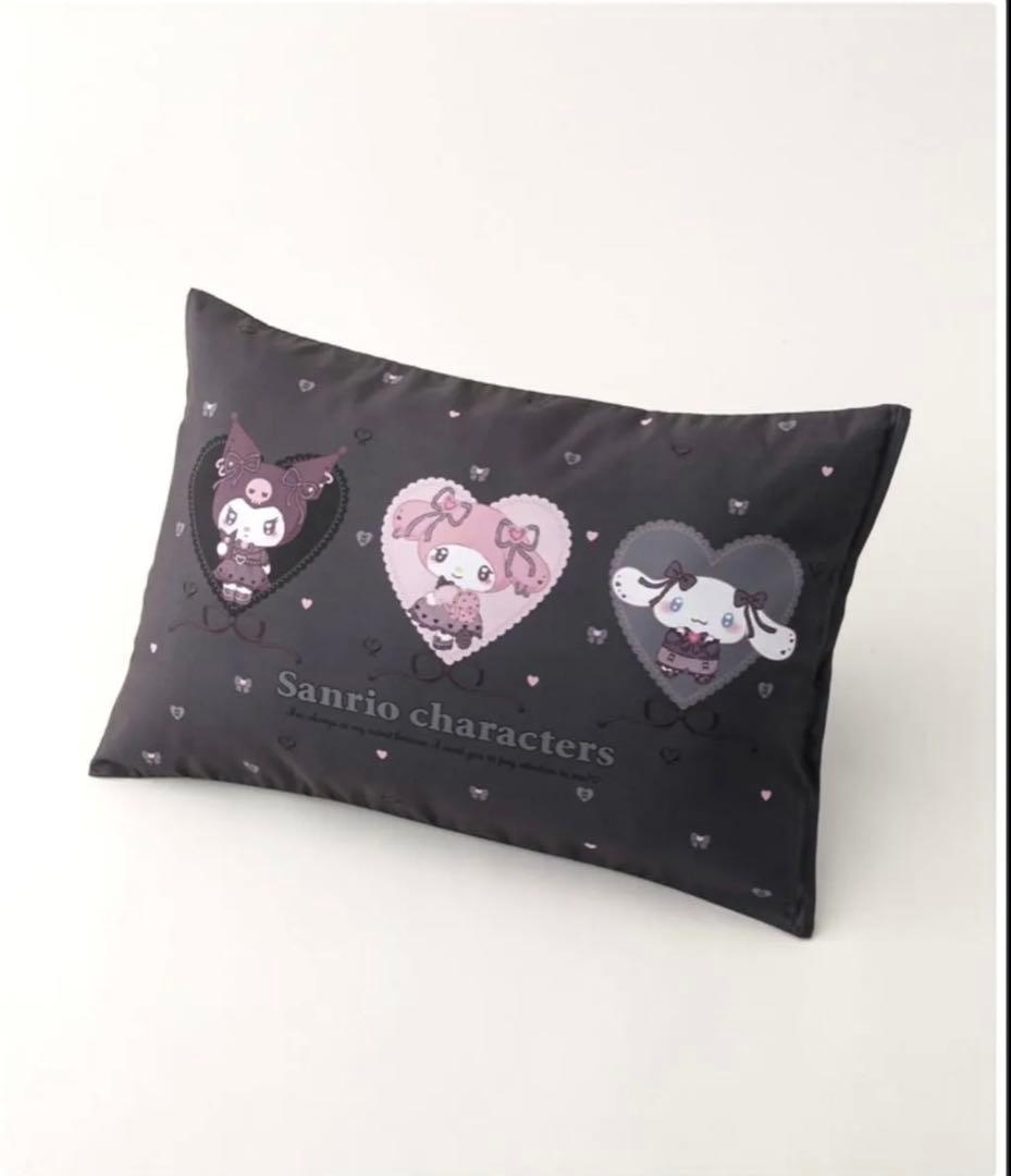 クロミ×シナモロール×マイメロ　掛け布団カバー、敷きパッド、枕、5点セット