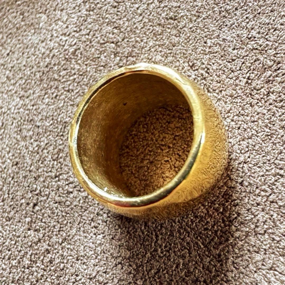 BUZZトランペットマウスピース用ブースターリング GPハンマー仕上げ