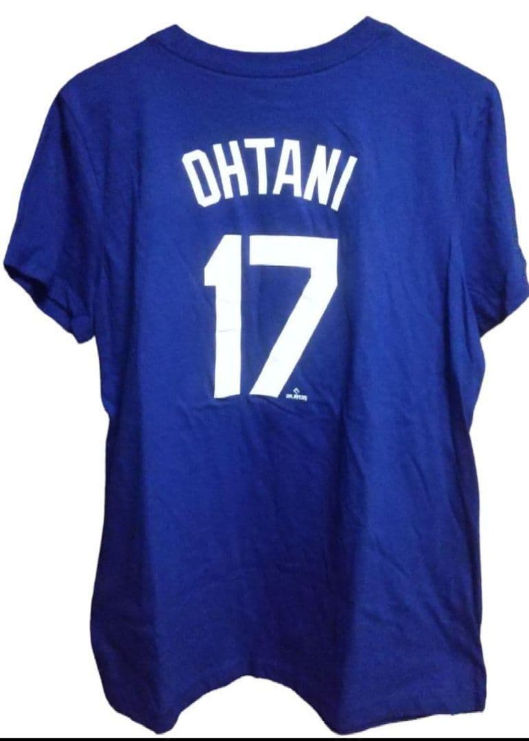 ドジャース 大谷翔平 半袖Tシャツ ブルー 新品 L