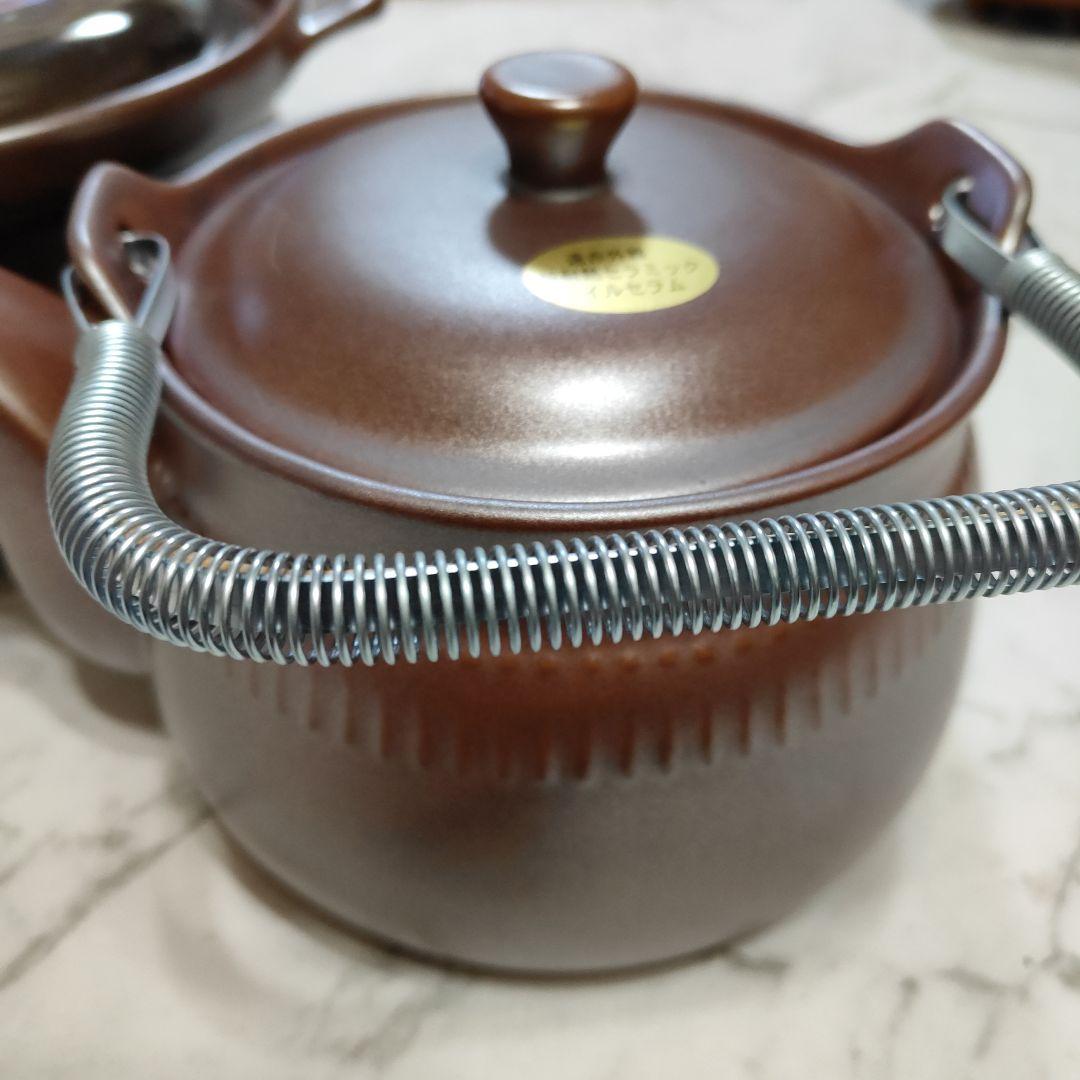 ウイルセラム遠赤外線両手鍋とやかんセット