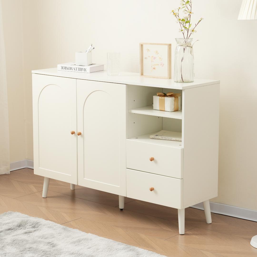 春分セール！キャビネット サイドボードリビング収納 35cm×118cmオシャレ