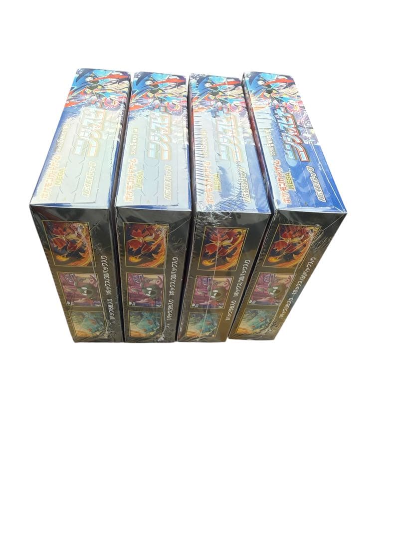 新品未開封、シュリンク付きポケモンカードゲーム ニンジャスピナー4box