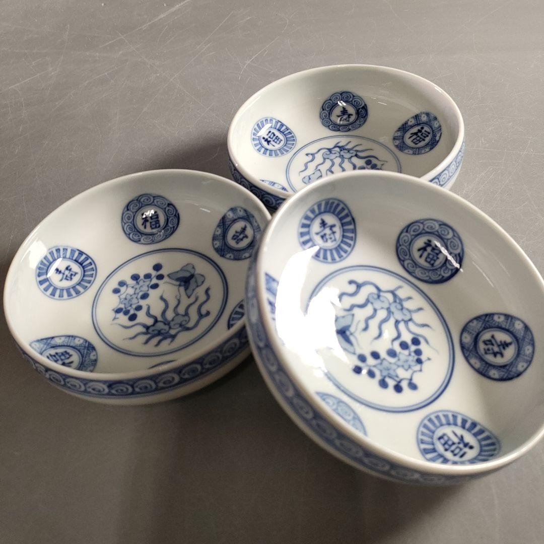 635-2/加賀焼/深皿/小鉢/花草図/10客