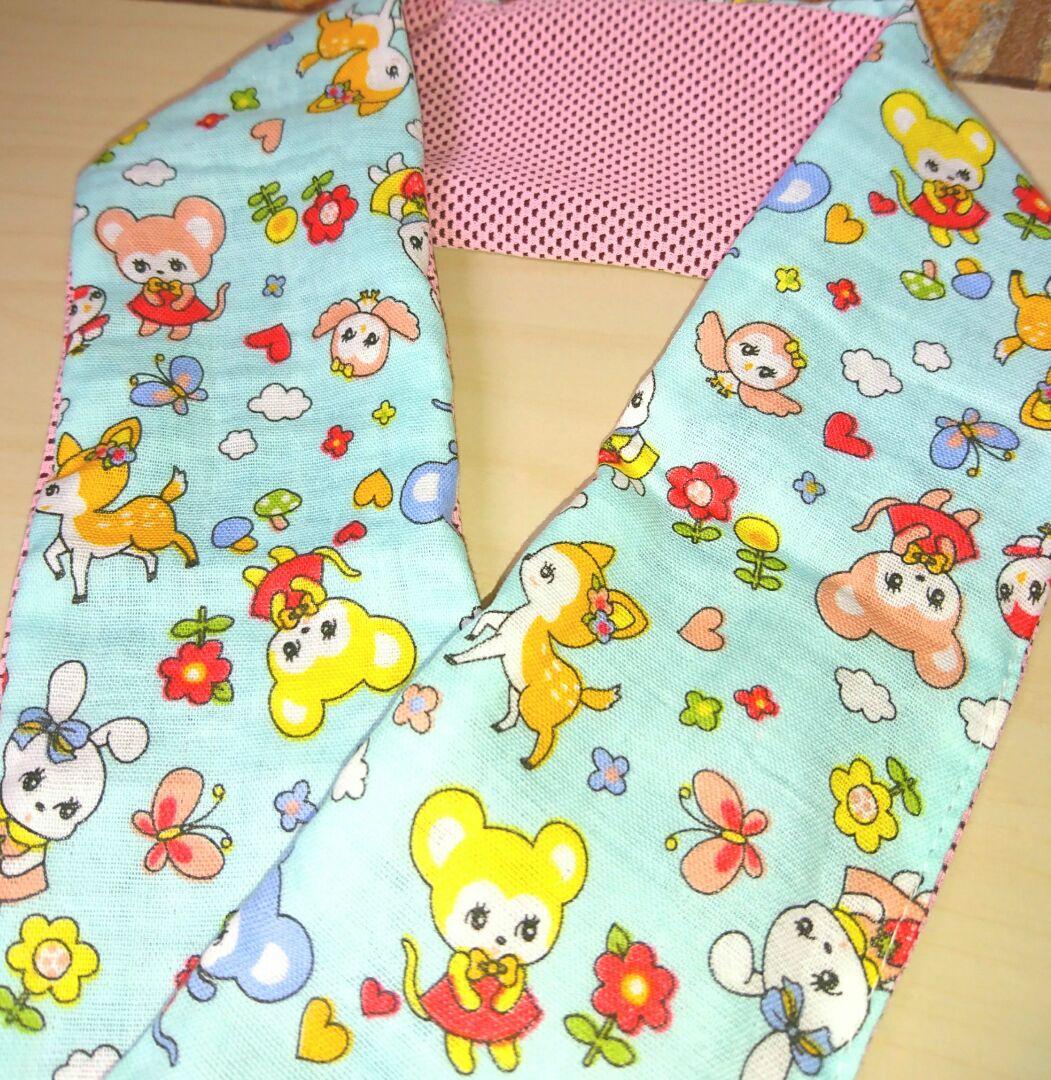 専用❤限定…細身短め⭐みかん＊特価⭐ひんやり冷感ガーゼタオル❤レトロアニマル