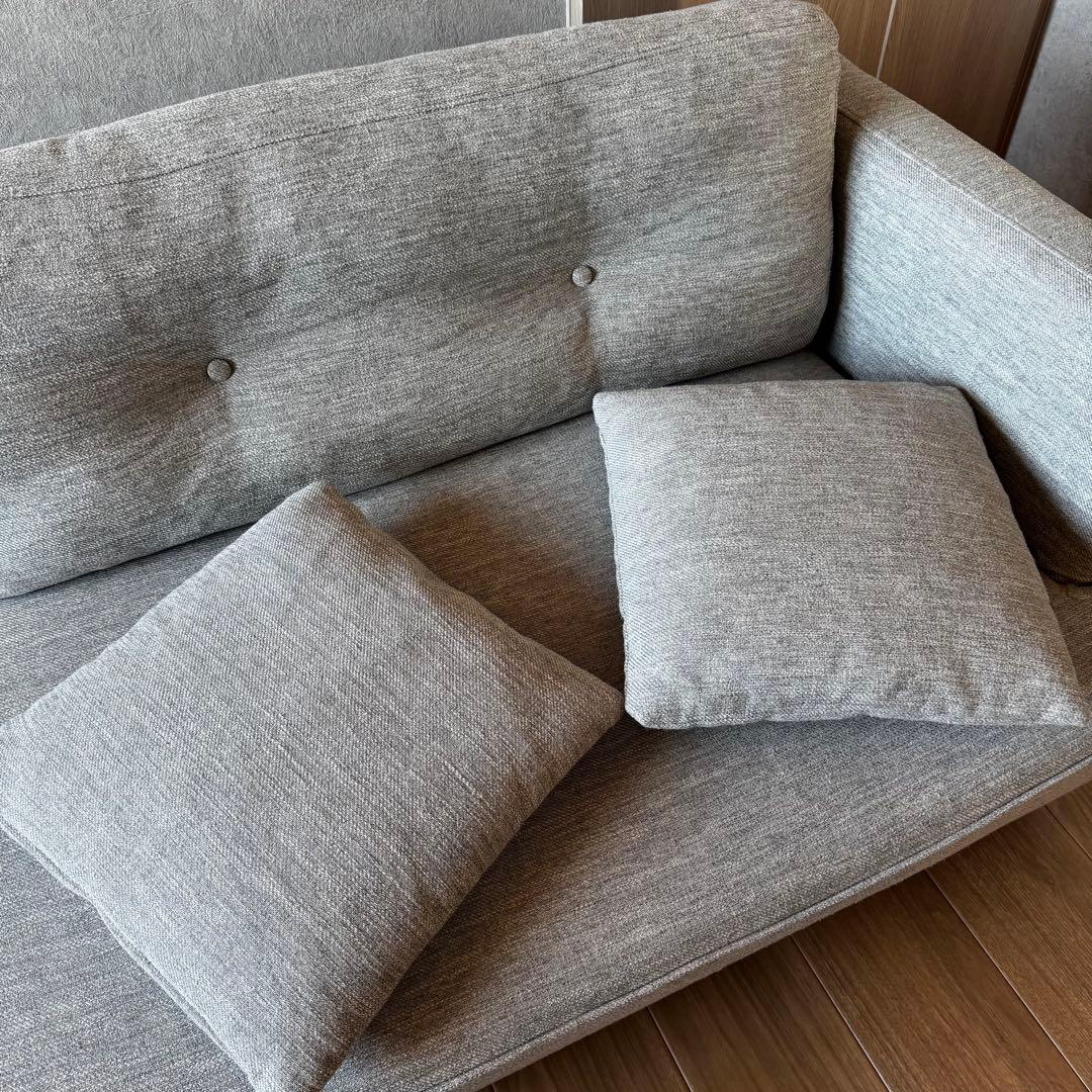 【送料込み・匿名発送】ニトリ　カウチソファ グレー