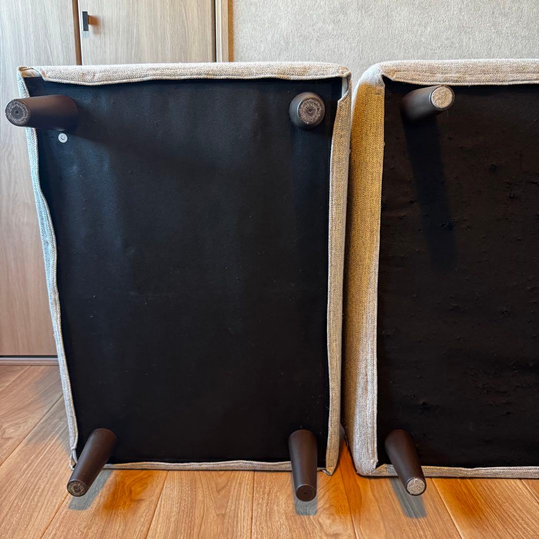 【送料込み・匿名発送】ニトリ　カウチソファ グレー