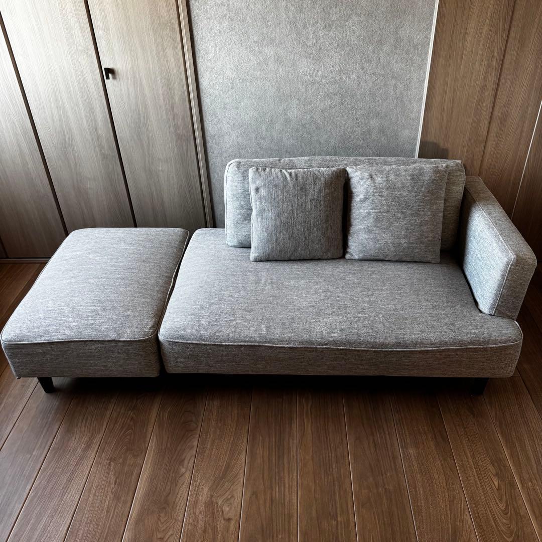 【送料込み・匿名発送】ニトリ　カウチソファ グレー