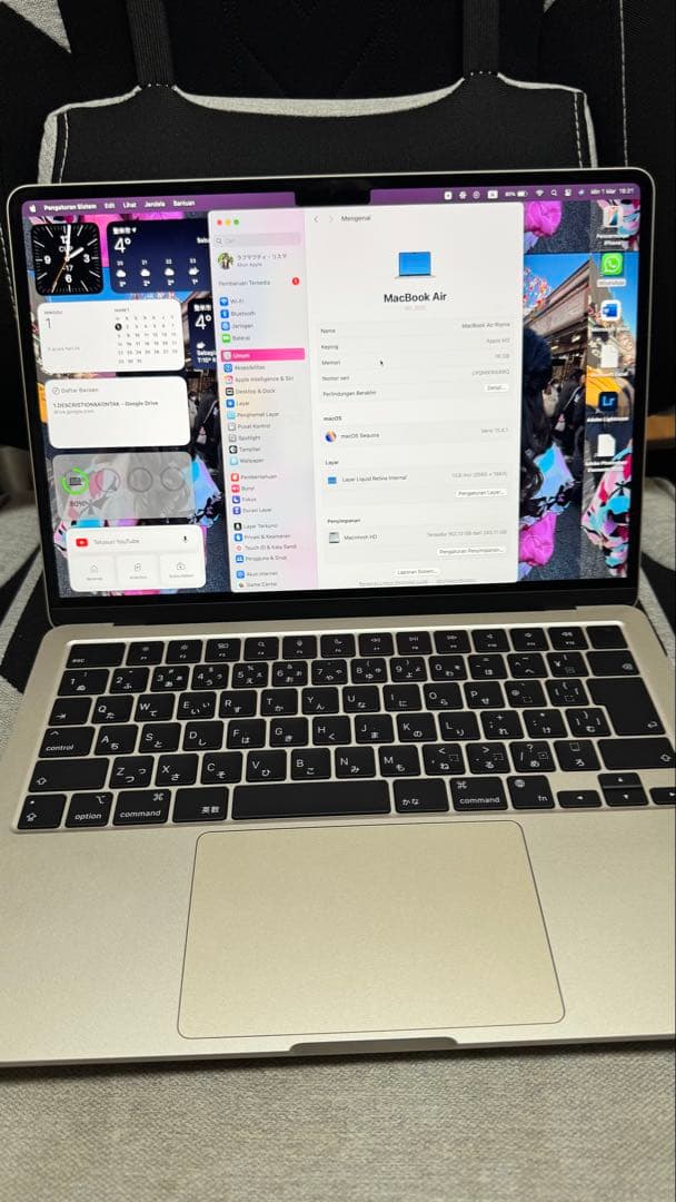 MacBook Air m2 16/256gb starlight13,6インチ