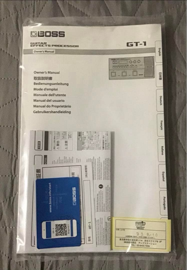 boss GT1ギターエフェクター