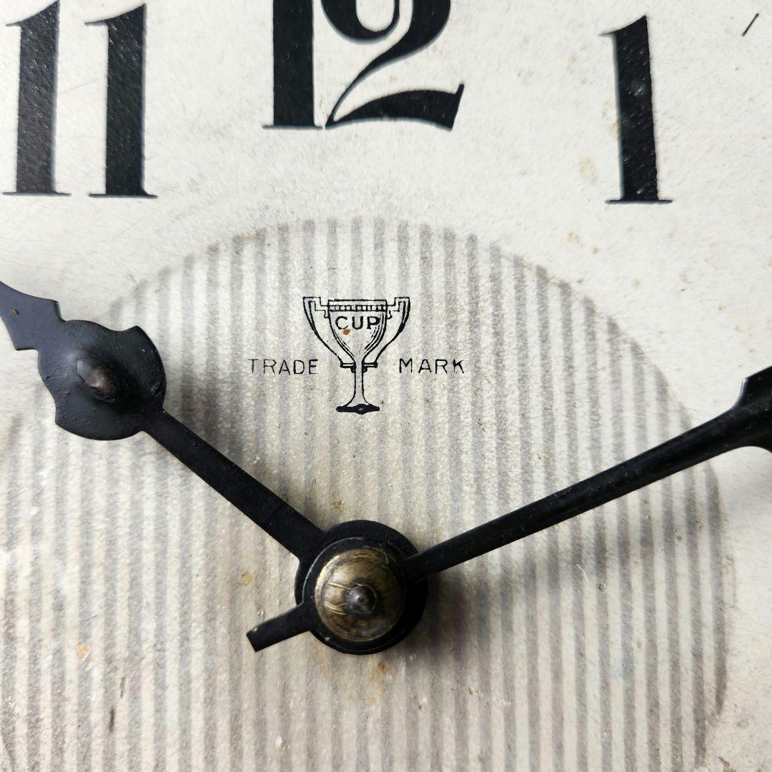 Y3451-1 日本製 ヴィンテージ 壁掛時計 ゼンマイ式　ten