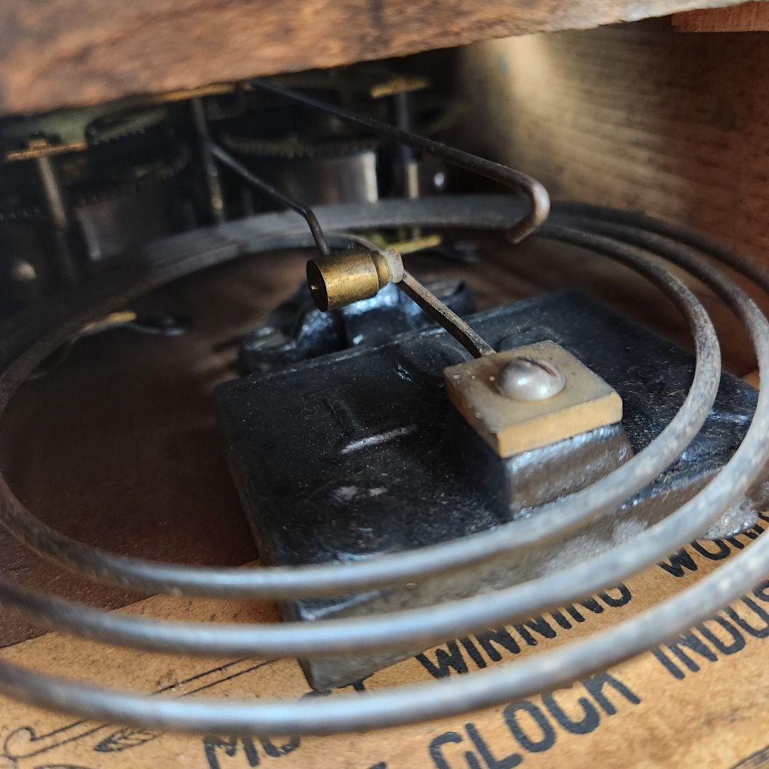 Y3451-1 日本製 ヴィンテージ 壁掛時計 ゼンマイ式　ten