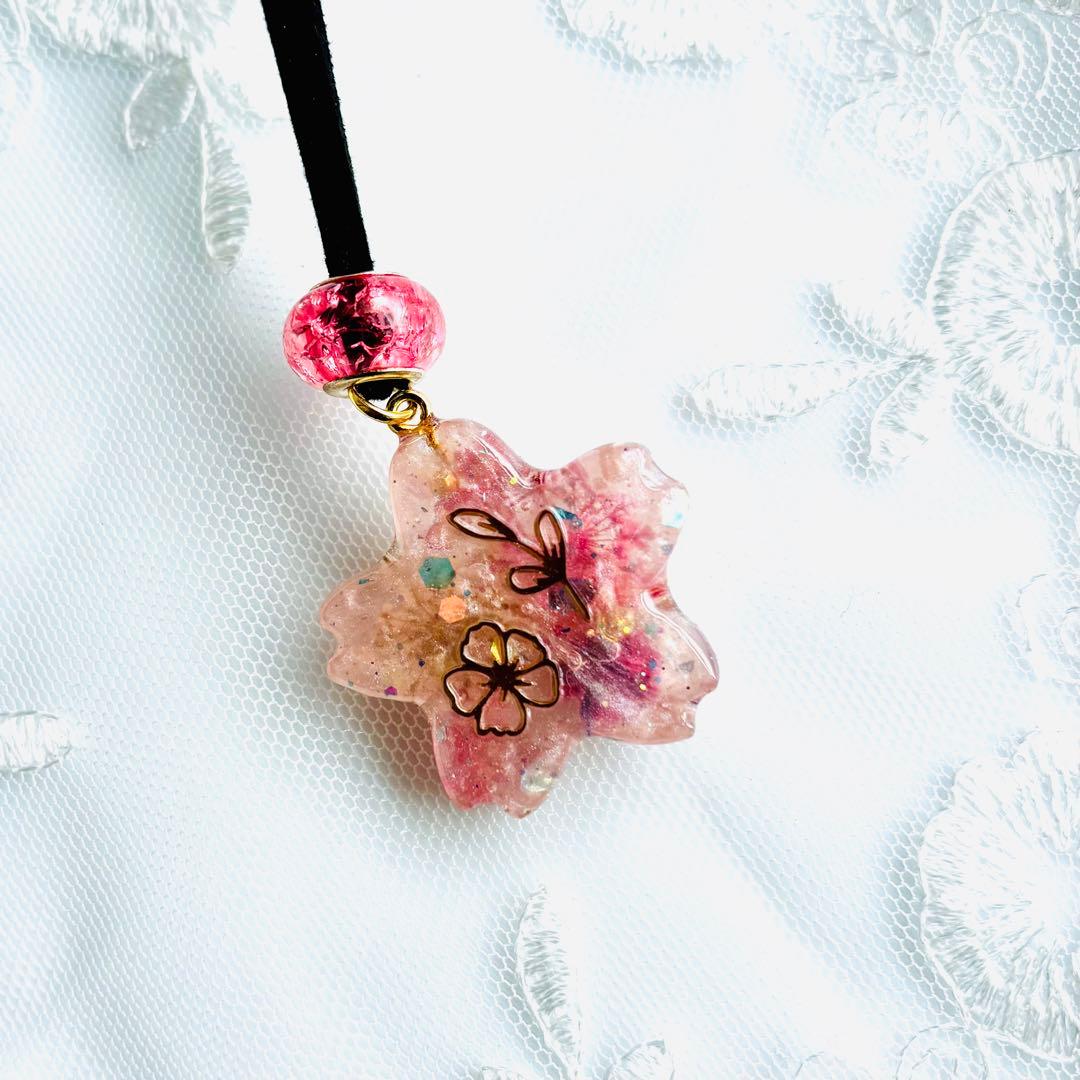 No.2092★ハンドメイド★SALE♡フラワーレジンネックレス